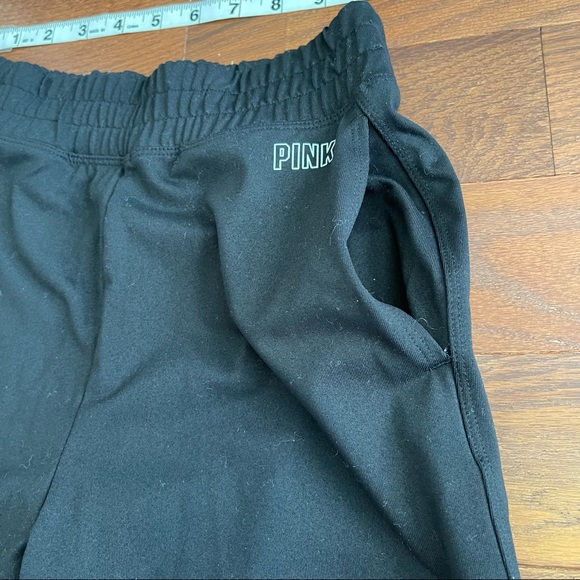 PINK Victoria’s Secret Black High Waisted Jogger Pants Size XS - Picture 11 of 16